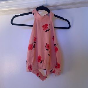 Zara cherry blossom halter